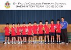 2013 Badminton Team