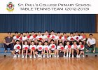 2013 Table Tennis Team